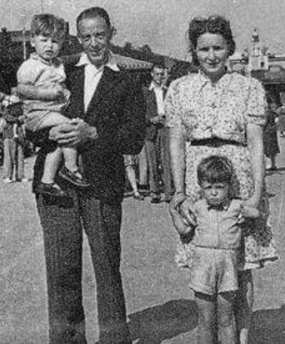 Jim Mac with his first wife Mary McCartney and kids Paul McCartney and Mike McCarthy